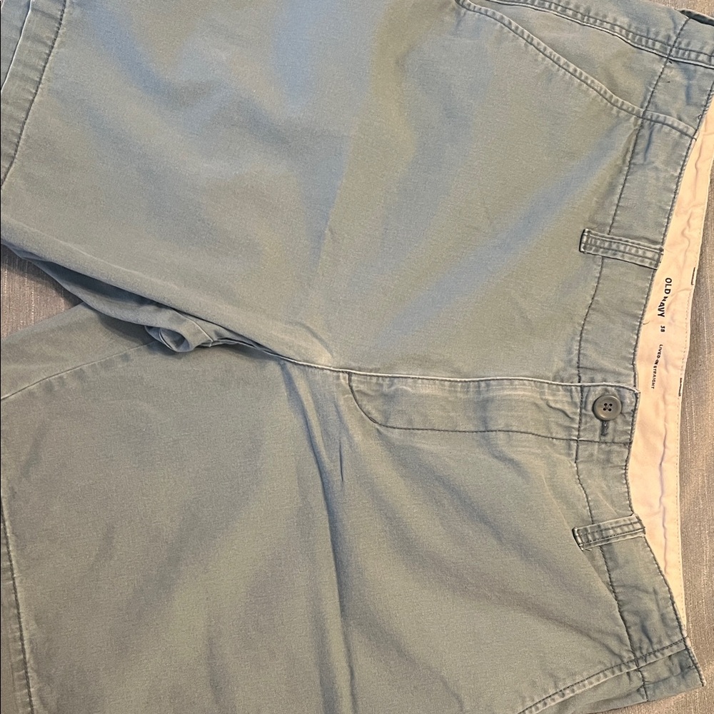 Old Navy Light Blue Cotton Chino Shorts